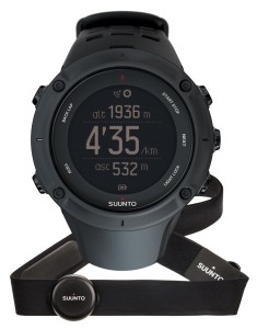 La montre GPS Suunto Ambit3 Peak Black avec son bracelet cardio-fréquencemètre